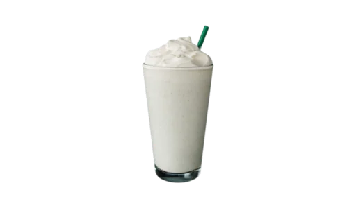 Butterbeer Frappuccino made from a Starbucks Vanilla Bean Crème Frappuccino